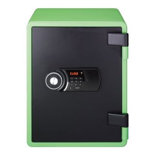 CLES sun LARGE Fire Protection Safe Green
