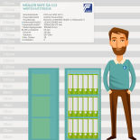 Müller Safe GA 113 value protection safe with key lock