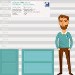 Müller Safe KT 2 H Feuerschutz Karteischrank Zylinderschloss