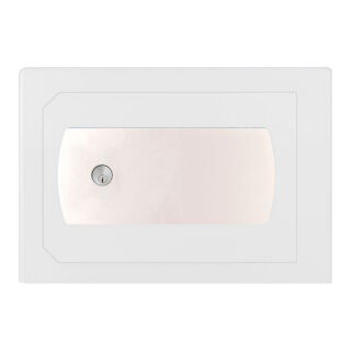 CLES smart 801 Furniture Safe "Limited Edition White" with preparation for euro cylinder lock