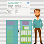 Rottner Monaco 120 Wertschutzschrank mit Schlüsselschloss