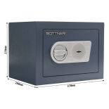 Rottner Samoa 26 Value Protection Safe with key lock