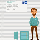 Müller Safe Wall Safe VC3 with electronic lock TULOX