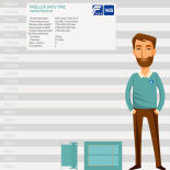 Müller Safe VN2 Wall Safe with electronic lock Revobolt