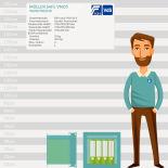 Müller Safe VNO5 Wall Safe with electronic lock Revobolt