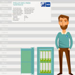 Müller Safe VNO8 Wandtresor mit Elektronikschloss TULOX