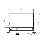 Bordogna ANDROMEDA 100 Wall Safe with electronic lock Premier