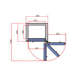 Sistec EUROGUARD-SE0-140 Wertschutztresor mit Elektronikschloss CB90