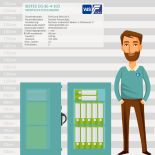 Sistec EUROGUARD-SE4-103-0 Wertschutztresor mit Schlüsselschloss und Elektronikschloss CB90