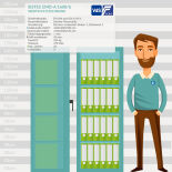 Sistec EMO-A 1600/6 Wertschutzschrank mit Elektronikschloss TULOX