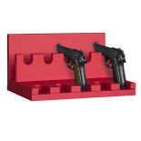 Gun mounting for 5 guns, width: 357 mm in leatherette frame