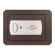 CLES wall 1001-20 Wall Safe with key lock