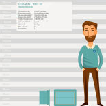 CLES wall 1002-20 Wall Safe with electronic lock OCLUC