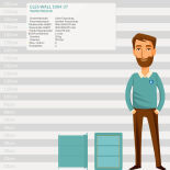 CLES wall 1004-37 Wall Safe with electronic lock OCLUC