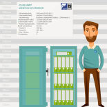 CLES protect AR7 Wertschutztresor mit Schlüsselschloss und Elektronikschloss T6530