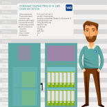 Format Topas Pro D-II 230 Einwurftresor mit Elektronikschloss CB90