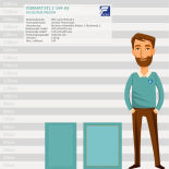 Format STL 1-144-AS Key Safe with mechanical combination lock
