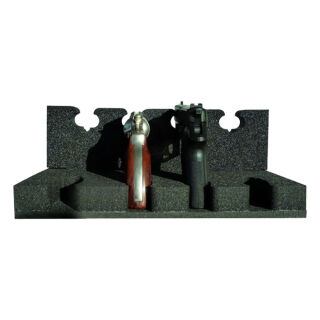 Handgun mounting for up to 4 handguns