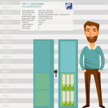 Format STC 1-128 Kombi Key Safe with electronic lock ComboGard Pro 39 E