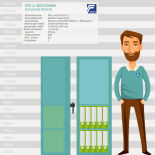 Format STC 2-400 Kombi Key Safe with mechanical combination lock